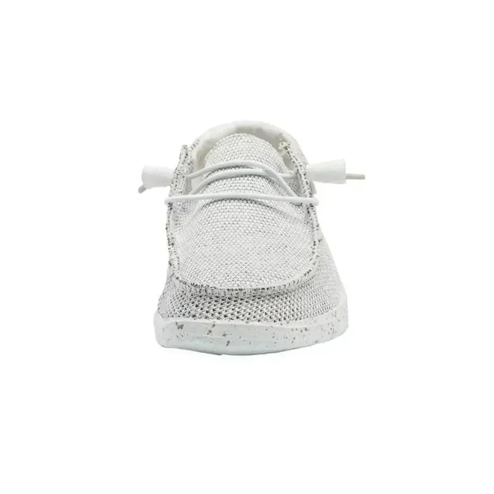 Hey Dude Wendy Sox stone white Sz 8 Euc - Picture 12 of 13